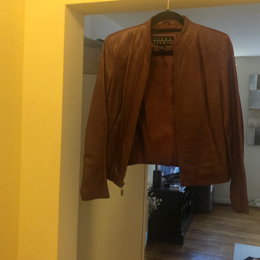 Leather jacket